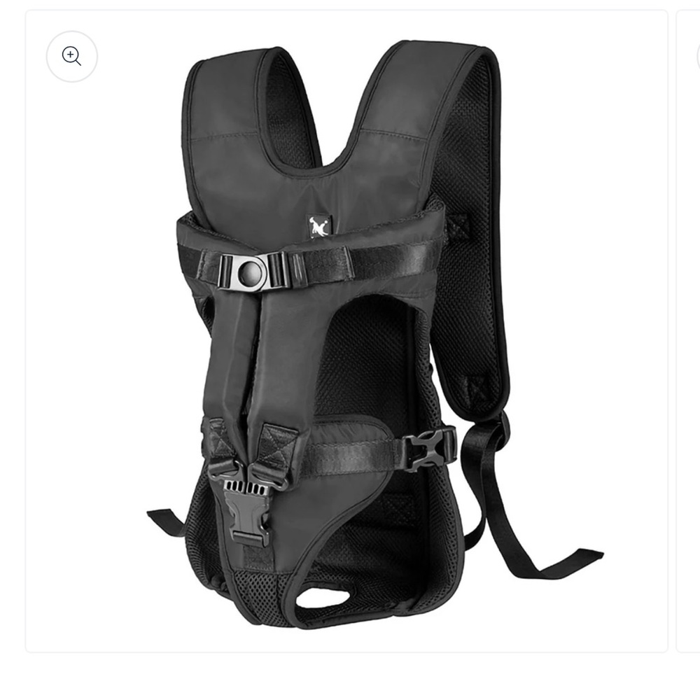 Tail Pet Backpack Carrier - Black